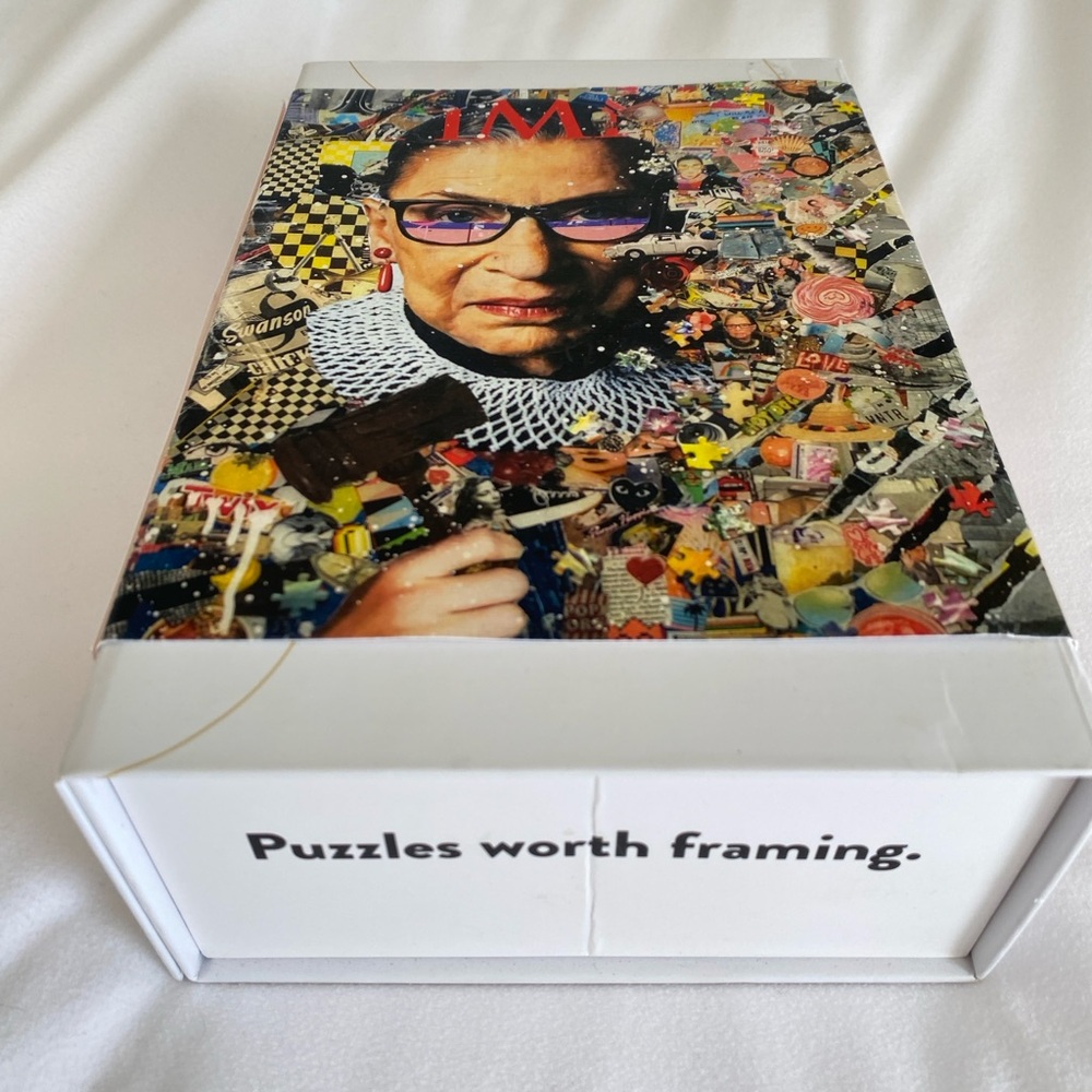 500 Piece Ruth Bader Ginsburg Puzzle - Jiggy x Katy Hirschfeld
